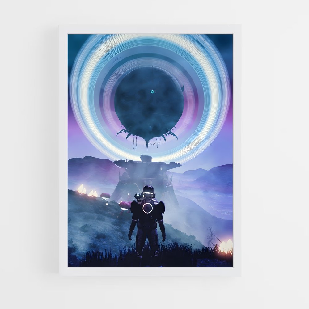 Poster Contact Intergalactique – affiche No man sky (vue 3)